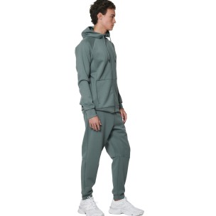 Ανδρική Ζακέτα με Κουκούλα Body Action Men's Sport Gym Tech Zip Hoodie 073521-01 (Balsam Green)