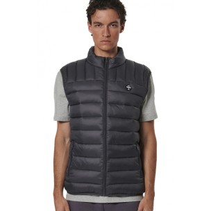 Ανδρικό Αμάνικο Μπουφάν Body Action Men's Lightweight Quilted Vest 073534-01 (Pinstripe Grey)