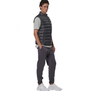Ανδρικό Αμάνικο Μπουφάν Body Action Men's Lightweight Quilted Vest 073534-01 (Pinstripe Grey)