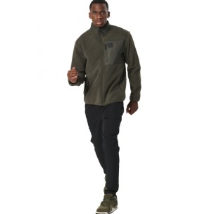 Ανδρική Ζακέτα Body Action Men's Sherpa Fleece Jacket 073531-01 (Khaki)
