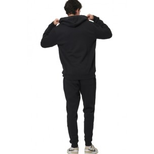 Ανδρική Ζακέτα με Κουκούλα Body Action Men's Zip Through Hoodie 073525-01 (Black)
