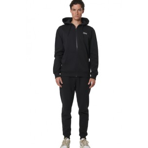 Ανδρική Ζακέτα με Κουκούλα Body Action Men's Zip Through Hoodie 073525-01 (Black)