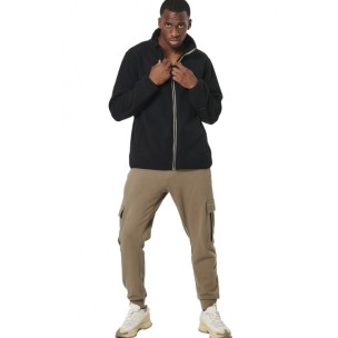 Ανδρική Ζακέτα Body Action Men's Boucle Fleece Jacket 073522-01 (Black)