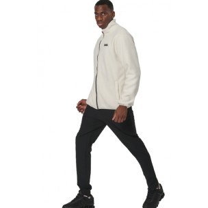 Ανδρική Ζακέτα Body Action Men's Boucle Fleece Jacket 073522-01 (Pristine Ecru)