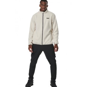 Ανδρική Ζακέτα Body Action Men's Boucle Fleece Jacket 073522-01 (Pristine Ecru)