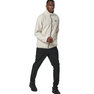 Ανδρική Ζακέτα Body Action Men's Boucle Fleece Jacket 073522-01 (Pristine Ecru)