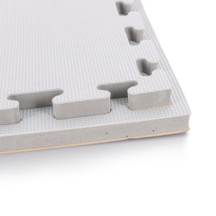 Δάπεδο Προστασίας Puzzle EVA 100x100x2 cm (Ξύλο / Γκρί) Amila 36652