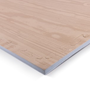 Δάπεδο Προστασίας Puzzle EVA 100x100x2 cm (Ξύλο / Γκρί) Amila 36652