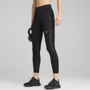 Γυναικείο Κολάν PUMA Lace High-Waisted 7/8  - Black 526778-01