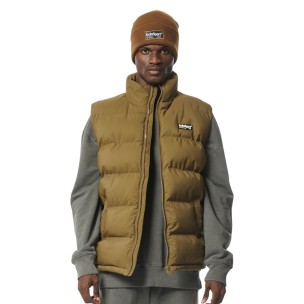Ανδρικό Αμάνικο Μπουφάν Body Action Men's Puffer Vest 073326-01 (Olive Khaki)