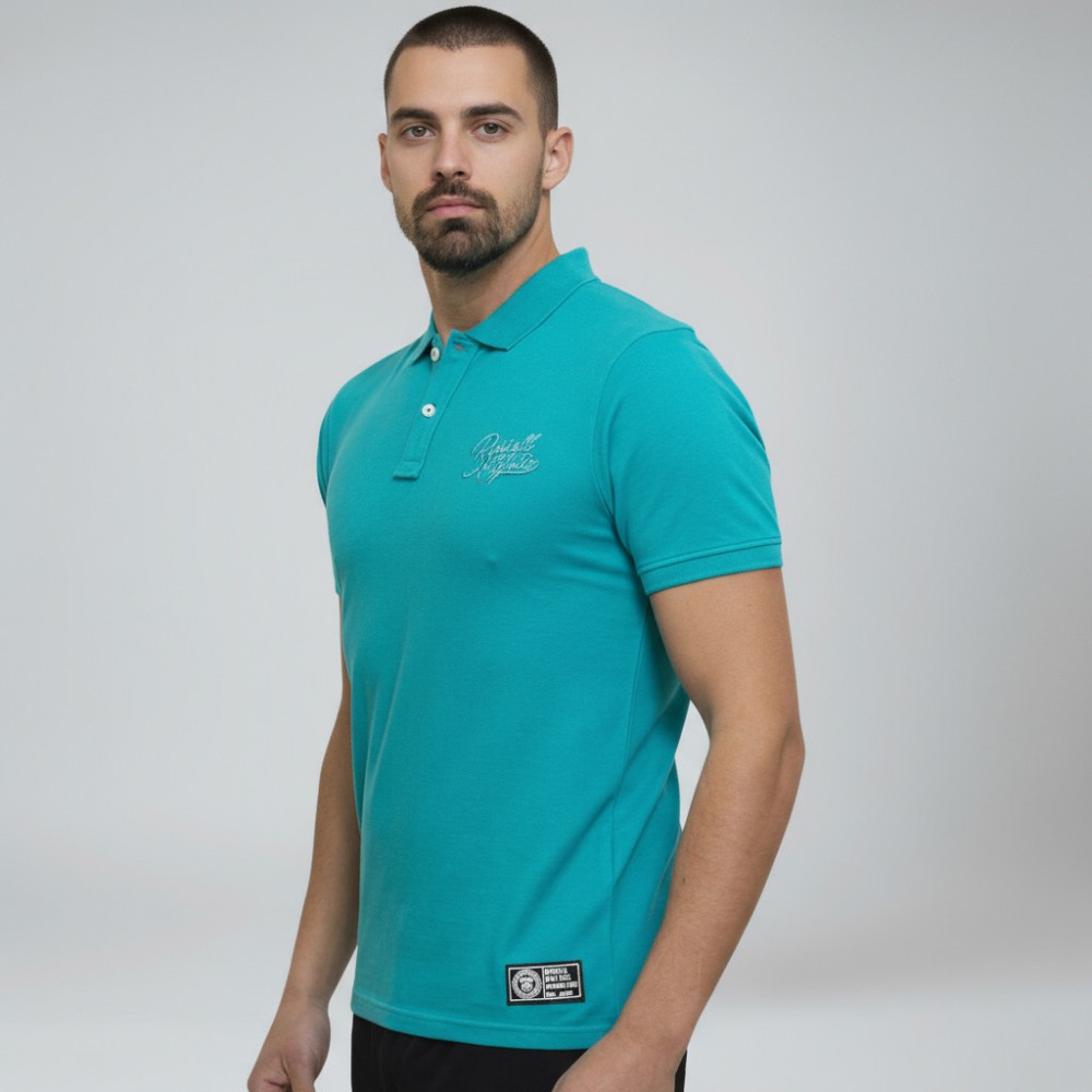 Ανδρικό T-Shirt Russell Athletic Frat Polo A3-059-1-146 Lake Blue