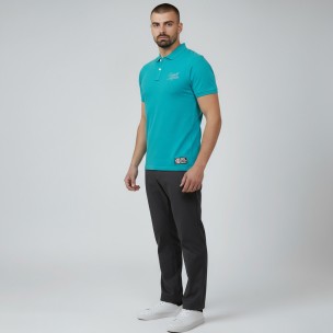 Ανδρικό T-Shirt Russell Athletic Frat Polo A3-059-1-146 Lake Blue