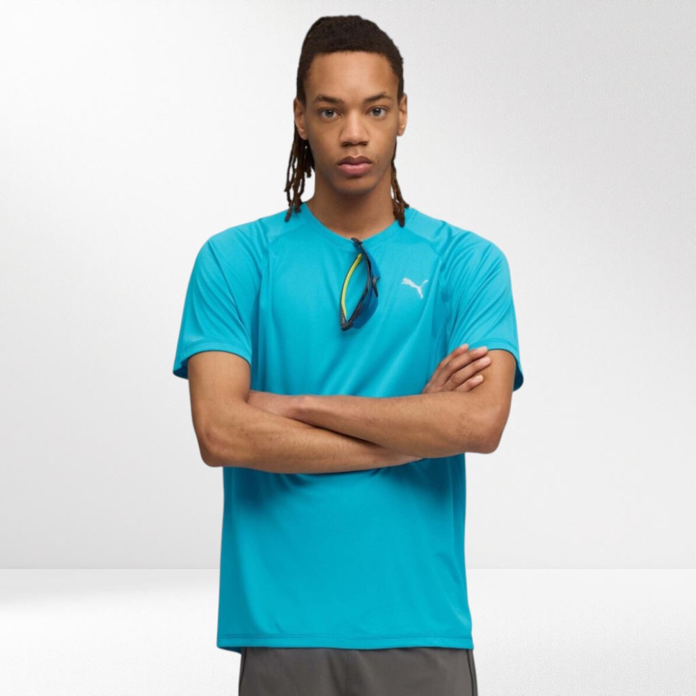 Ανδρικό Κοντομάνικο Μπλουζάκι Puma Μ Run Velocity Tee (Poly) 526600-18