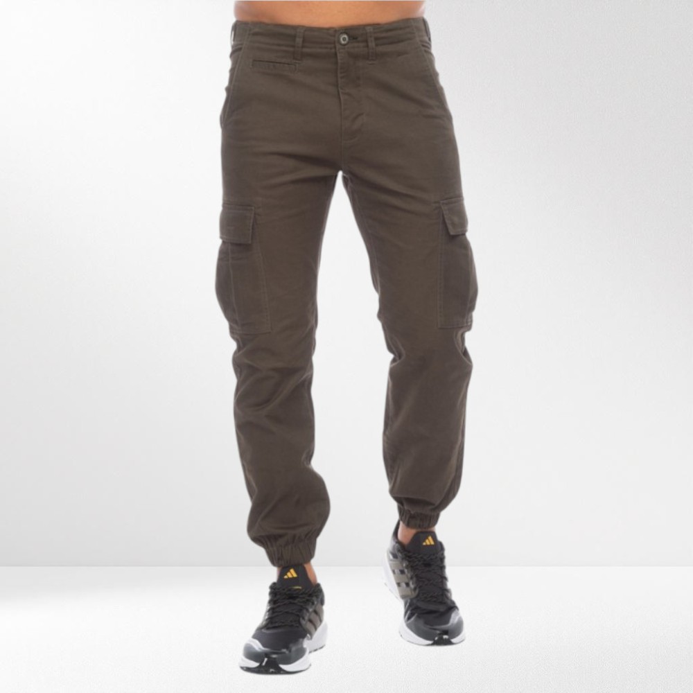 Ανδρικό παντελόνι cargo Be Nation Cargo Pants Elastic Hem D.Chaki 02302308-13B