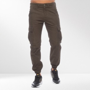 Ανδρικό παντελόνι cargo Be Nation Cargo Pants Elastic Hem D.Chaki 02302308-13B
