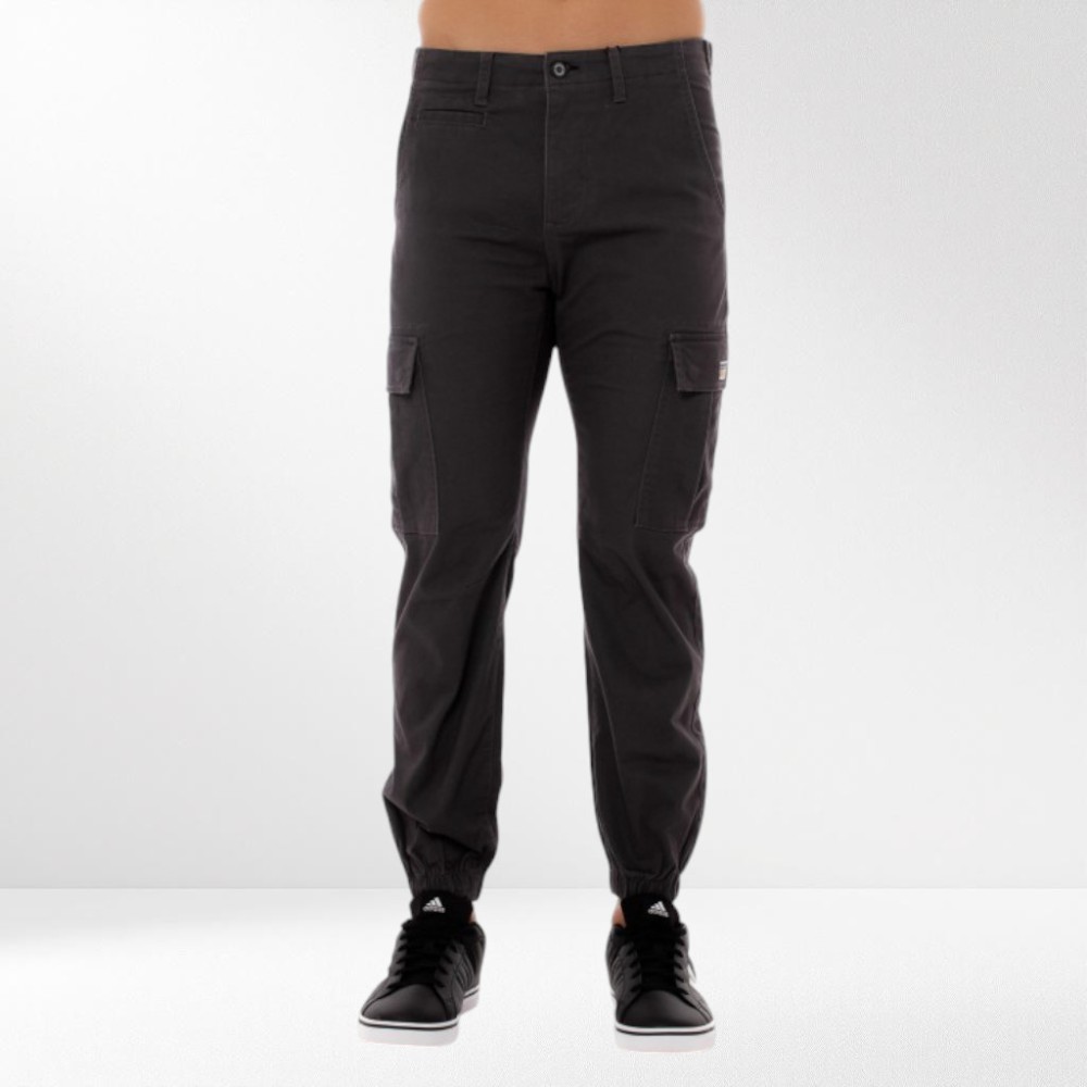 Ανδρικό παντελόνι cargo Be:Nation Cargo Pants Elastic Hem 02302308 (Charcoal)