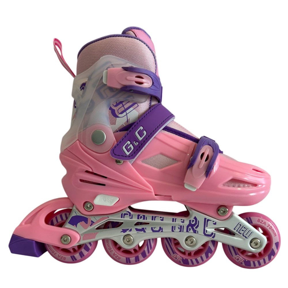 Αυξομειούμενα Πατίνια Roller Gκ'C BW125 Ρόζ/Μώβ (Size 35-38)