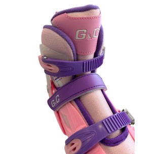 Αυξομειούμενα Πατίνια Roller G&C BW 125 Ρόζ/Μώβ (Size 35-38)