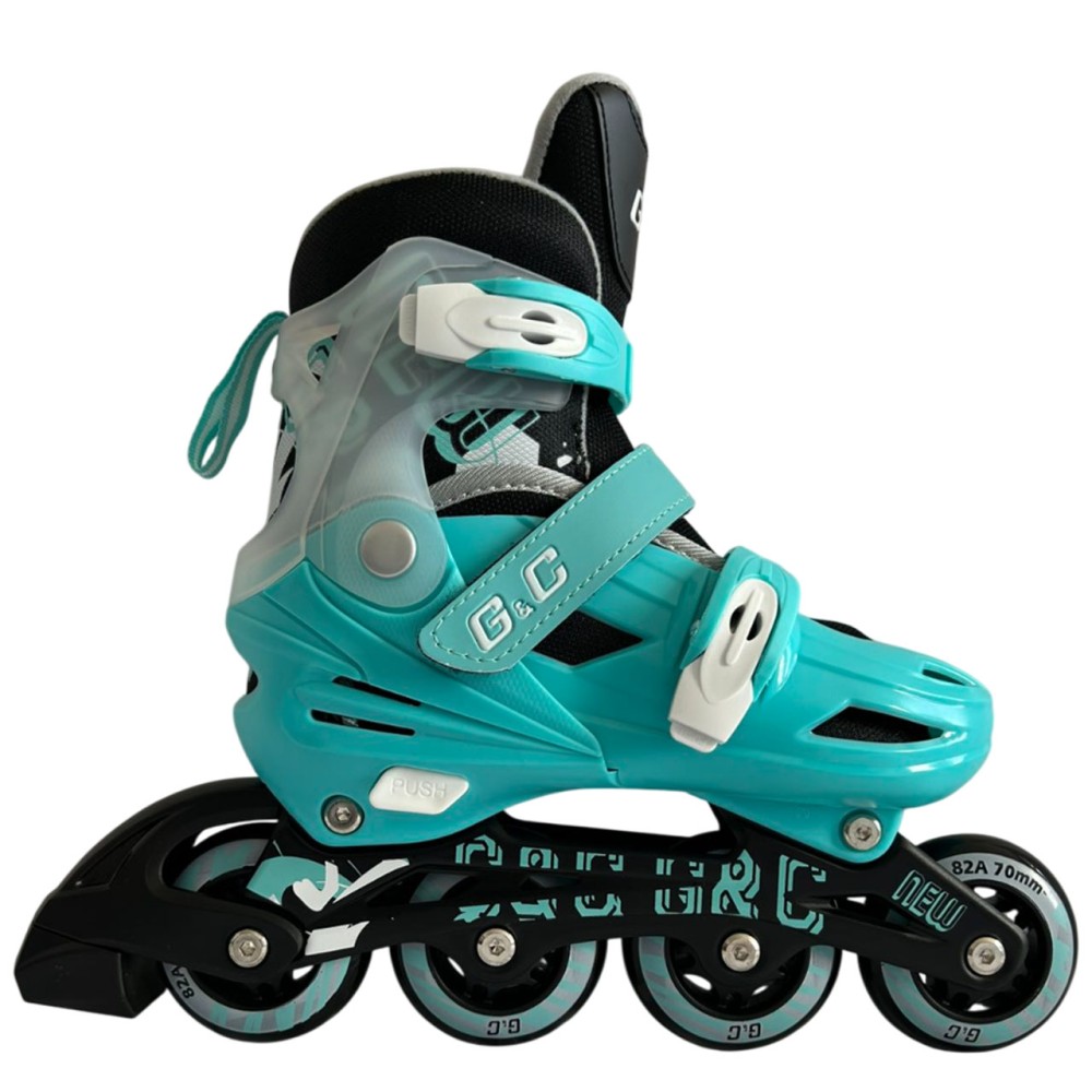 Αυξομειούμενα Πατίνια Roller Gκ'C BW125 Μπλέ/Μαύρο (Size 39-42)