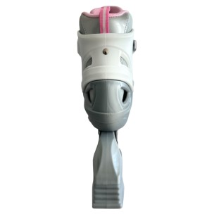 Αυξομειούμενα Πατίνια Roller G&C BW 188 Γκρί/Ρόζ με Led Τροχούς (Size 31-34)