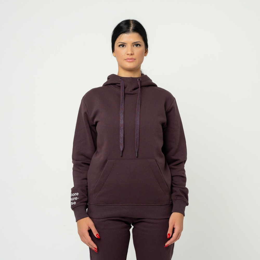 Γυναικείο Φούτερ με κουκούλα Be:Nation Essentials Hoodie Eggplant 06102503-9G