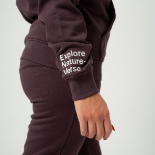 Γυναικείο Φούτερ με κουκούλα Be:Nation Essentials Hoodie Eggplant 06102503-9G