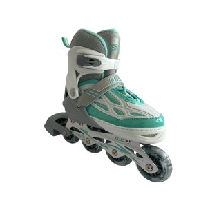 Αυξομειούμενα Πατίνια Roller G&C BW 188 Γκρί/Μπλέ με Led Τροχούς (Size 35-38)