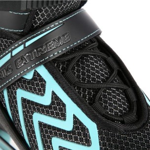 Αυξομειούμενα Πατίνια Roller Nils Extreme 19318 Μαύρο/Τιρκουάζ In-Line Skates Medium (35-38)