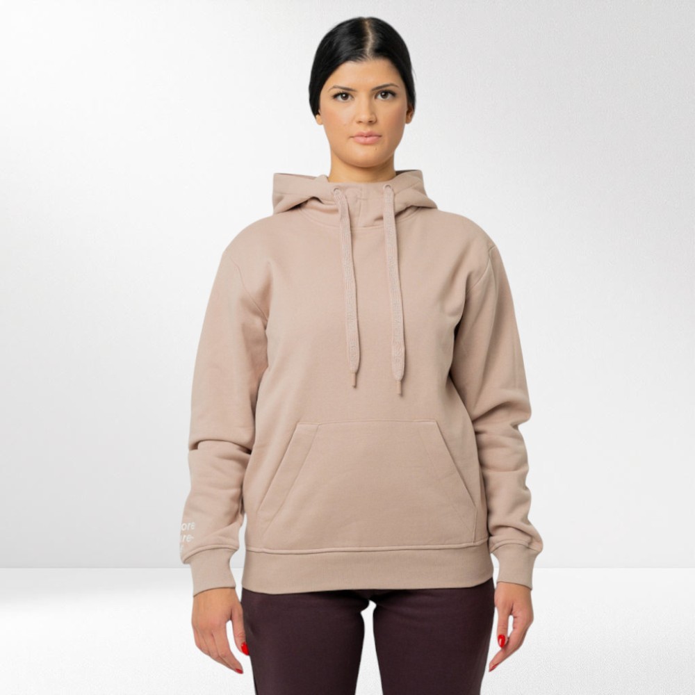 Γυναικείο Φούτερ με κουκούλα Be:Nation Essentials Hoodie Nude 06102503-8H