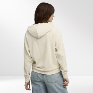 Γυναικείο Φούτερ Βελουτέ Puma Ess Elevated Comfort Velour Rib Hoodie 688107-87 Alpine Snow