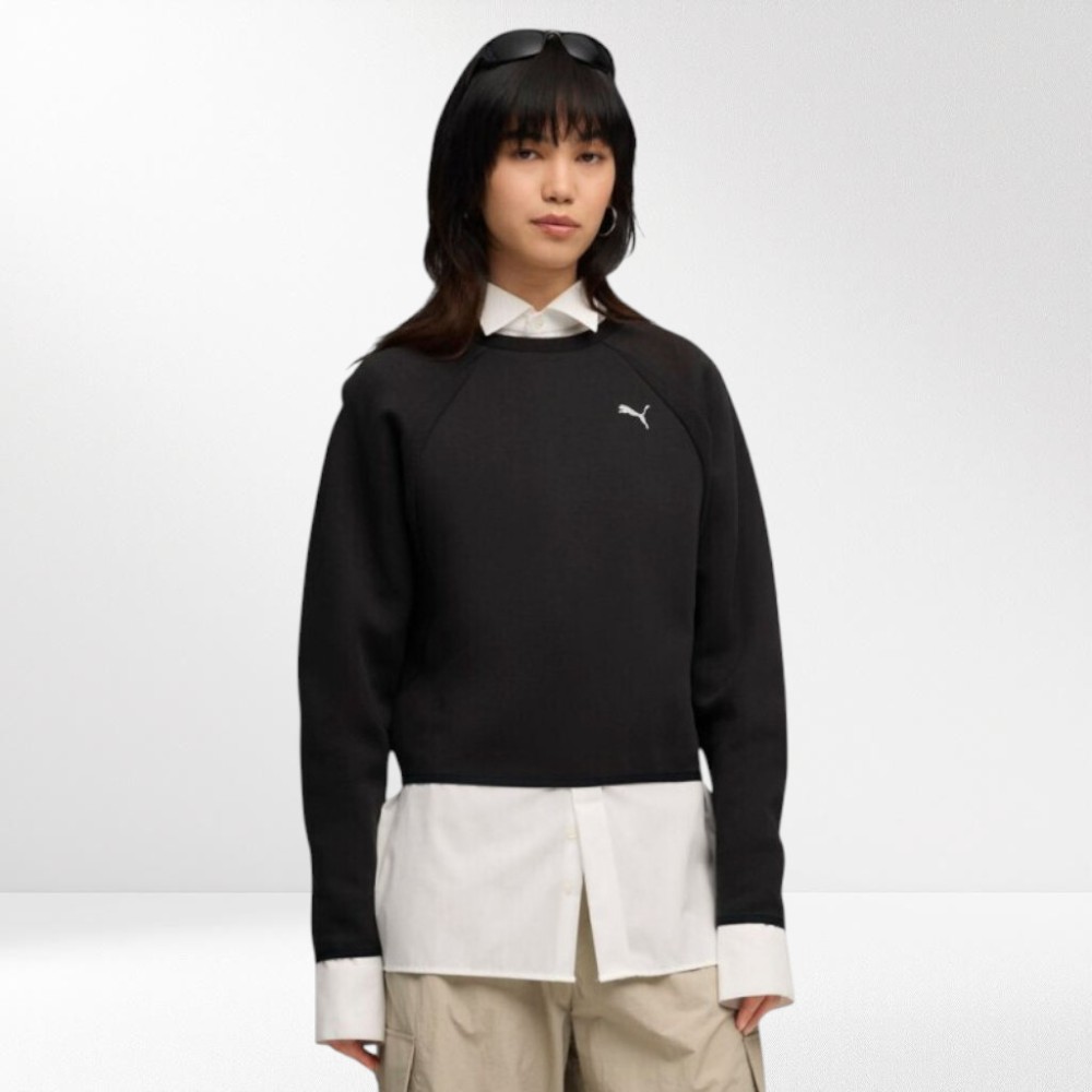 Γυναικείo Φούτερ Puma Evostripe Relaxed Short Crew DK 688142-01