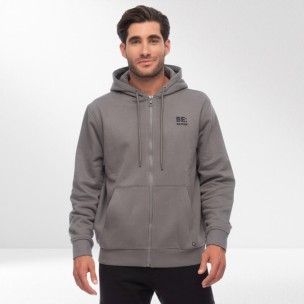 Ανδρική Ζακέτα με κουκούλα Be:Nation Logo Full Zip Hoodie Charcoal 07302501-3F