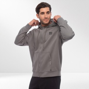 Ανδρική Ζακέτα με κουκούλα Be:Nation Logo Full Zip Hoodie Charcoal 07302501-3F