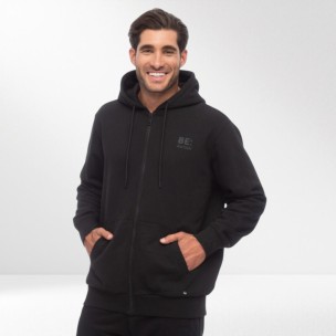 Ανδρική Ζακέτα με κουκούλα Be:Nation Logo Full Zip Hoodie Black 07302501-01