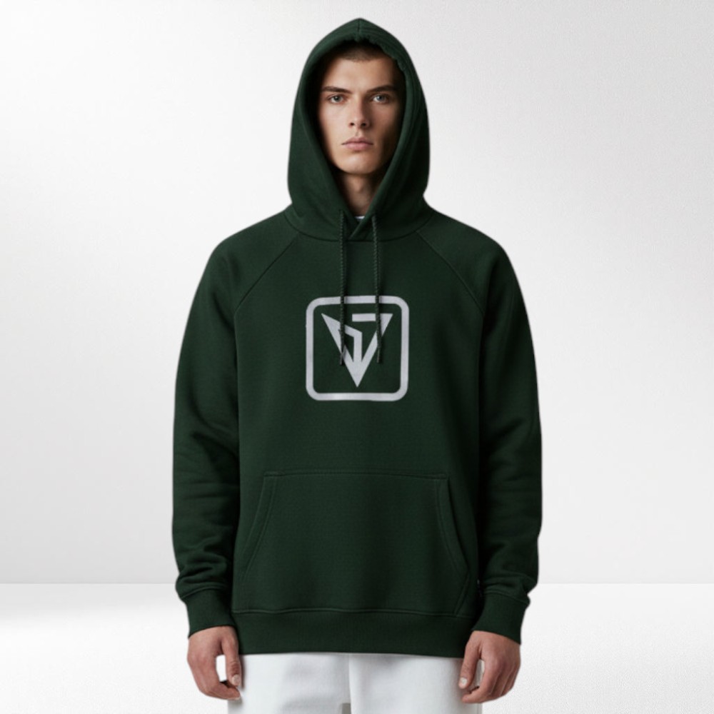 Ανδρικό Φούτερ με Κουκούλα Magnetic North Men's Hoodie HD Logo 22051-Deep Forest
