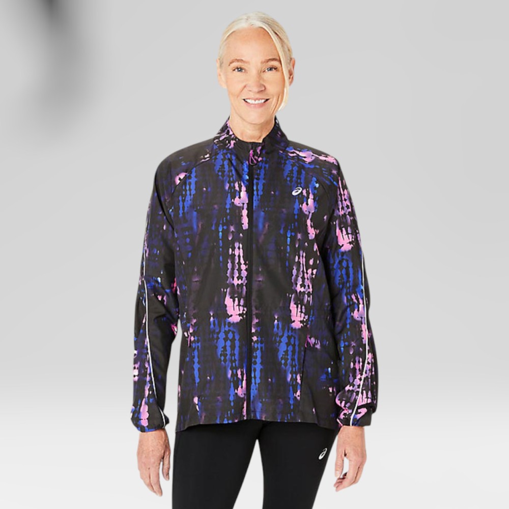 Γυναικείο Αντιανεμικό/Αδιάβροχο Μπουφάν Asics Women's Road Lite-Show Packable Jacket 2012D079-001