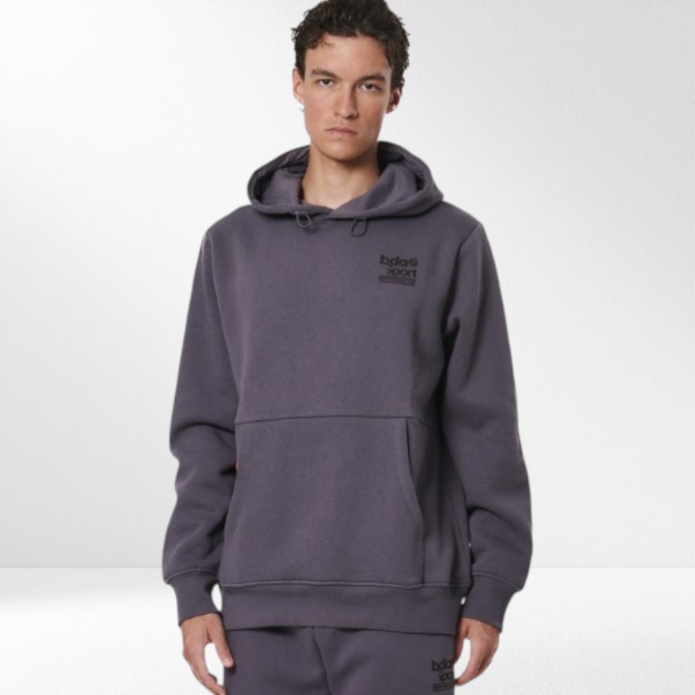 Ανδρικό Φούτερ με Κουκούλα Body Action Men's Soft Fleece Hoodie 063514-01 (Boulevard Grey)
