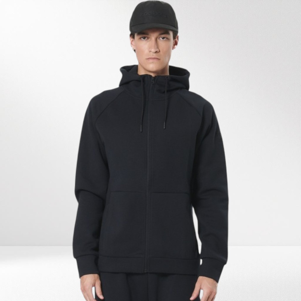 Ανδρική Ζακέτα με Κουκούλα Body Action Men's Sport Gym Tech Zip Hoodie 073521-01 (Black)