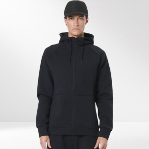 Ανδρική Ζακέτα με Κουκούλα Body Action Men's Sport Gym Tech Zip Hoodie 073521-01 (Black)