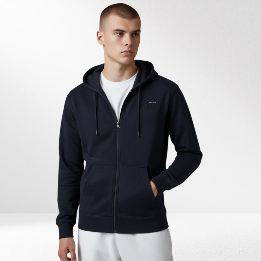 Ανδρική Ζακέτα Russell Athletic Zip Through Hoody A25-034-2-190 NAVY