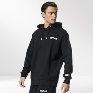 Ανδρική Ζακέτα με Κουκούλα Body Action Men's Brushed Back Fleece Hoodie 063315-01 Black