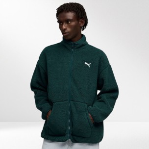 Ανδρική ζακέτα Puma Essentials Elevated Relaxed Winterized Full-Zip Men Sherpa 688259-75