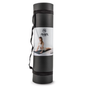 Στρώμα Γυμναστικής Plura NBR 100kg 183x60x1,5cm Μαύρο Amila 81722