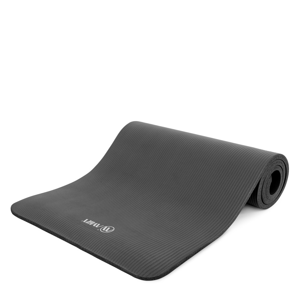 Στρώμα Γυμναστικής Plura NBR 100kg 183x60x1,5cm Μαύρο Amila 81722