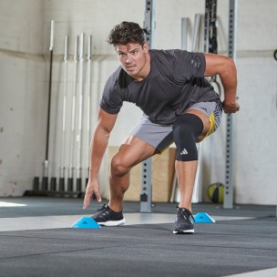 Επιγονατίδα Adidas Knee Support ADSU-12421/2/3/4-WH (Black)