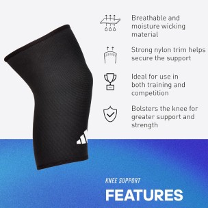 Επιγονατίδα Adidas Knee Support ADSU-12421/2/3/4-WH (Black)