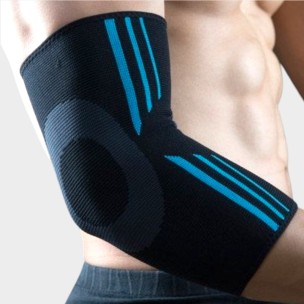 Ελαστική επιαγκωνίδα (Μπλέ) Power System PS-6020 (Large)