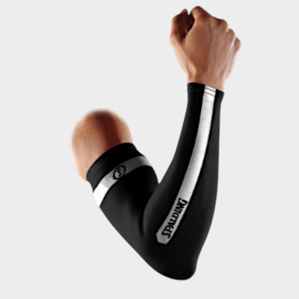 Ελαστική Περιαγκωνίδα Μανίκι Spalding Compression Sleeve With Reflective (Black)