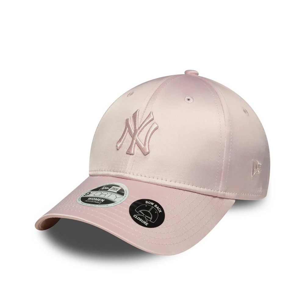 Γυναικείο Καπέλο New York Yankees Womens MLB Satin Bow 9FORTY Adjustable Cap 60758946 Pastel Pink