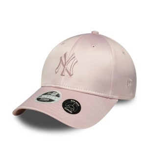 Γυναικείο Καπέλο New York Yankees Womens MLB Satin Bow 9FORTY Adjustable Cap 60758946 Pastel Pink